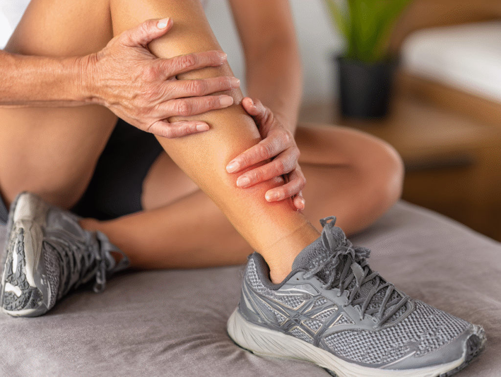 woman having problems with arthrosis